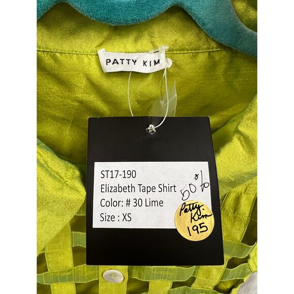 NWT Patty Kim Elizabeth Tape Shirt size XS - Picture 3 of 5